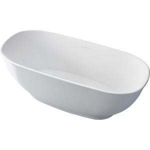 Moderna 1.5m/1.7m vasca da bagno in acrilico bianco Freestanding per <span class=keywords><strong>adulti</strong></span> uso interno-per Hotel Villa include scolapiatti ammollo per 1 persona - Product Image 2