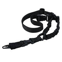 Sangle tactique monopoint en nylon robuste pour accessoires de chasse, longueur réglable, dégagement rapide, ajustement universel