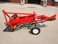 Mini-récolteuse d'arachides à 2 rangs pour tracteur, avec attache 3 points et structure compacte