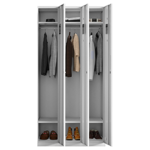 Personnel de bureau employé <span class=keywords><strong>casier</strong></span> métallique <span class=keywords><strong>armoire</strong></span> 3 portes école gym stade almirah <span class=keywords><strong>casier</strong></span> 12mm bordure garde-robe <span class=keywords><strong>blanc</strong></span> - Product Image 5