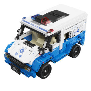 シティクラシックプルバックスーパースポーツカーテクニカルダイブリックセットが生きているレーシングカーおもちゃビルディングブロック子供 - Product Image 4