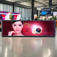 1920x540 intérieur LED Bus fenêtre arrière publicité affichage Message vidéo roulant magasin de détail centre commercial métro utiliser fournisseur OEM