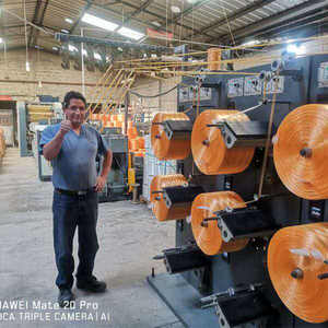 Industrial Polypropylene <strong>Plastic</strong> Pp PP Nylon String Extrusion Line Polypropylene Fibrillated Yarn <strong>Plastic</strong> Rope Twine Extrusion <strong>Mac</strong> - Product Image 4