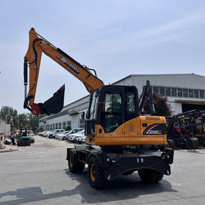 Xiniu Neushoorn Hydraulische Wiel 6 <span class=keywords><strong>Ton</strong></span> 9 <span class=keywords><strong>Ton</strong></span> <span class=keywords><strong>10</strong></span> <span class=keywords><strong>Ton</strong></span> Graafmachine Xn90y Rupsgraafmachine - Product Image 4