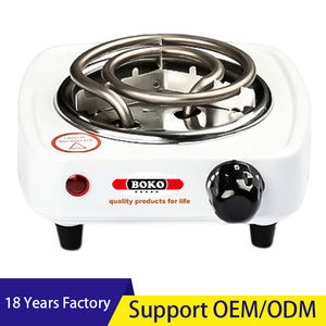 ポータブル電気コンロ シングルコイル ホットプレート クックトップ クッカー スパイラル電気バーナー ホットプレートコンロ 調理用 500ワット - Product Image 2