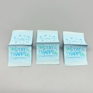 Popular colorful customizable LOGO clothing neck <b>tags</b> - Product Image 4