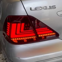 Feux arrière pour Lexus LS430 2001-2005 avec feux de jour LED modifiés et clignotants séquentiels