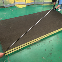 Laine de verre ignifuge EN13501 du Brésil, 80 kg/m³, 25 mm, pour isolation de conduits CVC et systèmes de ventilation de bâtiments d'entrepôt