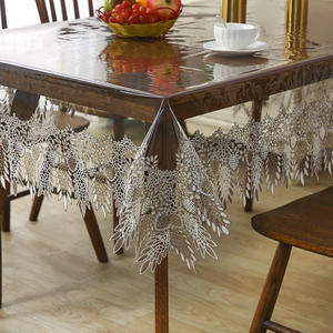 <span class=keywords><strong>Mantel</strong></span> Impermeable y Antimanchas, Transparente, Lavable, para Mesa <span class=keywords><strong>de</strong></span> Café, Cubierta <span class=keywords><strong>de</strong></span> Cristal <span class=keywords><strong>Suave</strong></span>, <span class=keywords><strong>Mantel</strong></span> <span class=keywords><strong>de</strong></span> Encaje - Product Image 2