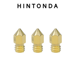 Boquilla puntiaguda de latón MK8 de 1,75 mm, cabezal extrusor totalmente metálico para impresora 3D - Product Image 3