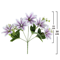 Bunga Artifisial Berkualitas Tinggi untuk Dekorasi Ruangan QYYN-1836 Bunga Magnolia 5 Kepala Bentuk Biji Padi