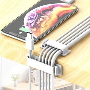 Kit de Gestión de Cables de 192 Piezas, Organizador de Cables con Cremallera, Clips para Cables, Soportes, Clavos de Sujeción, Lazos de Fijación, Soportes para Gestión de Cables - Product Image 6