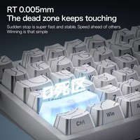 Teclado Magnético de Alto Rendimiento R82HE con Cable, Frecuencia de Sondeo de 8000Hz, Diseño Minimalista al 75%, Diseño Ergonómico