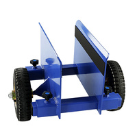 Chariot de transport LOZLIN pour pierre/verre/marbre avec patins en caoutchouc - Équipement de manutention multifonctionnel pour portes et fenêtres