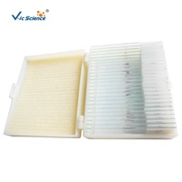 Microscope Prepared Slides 25 Pieces of Student Biological Education Microscope Prepared Slides Biology Slides Prepared Slides