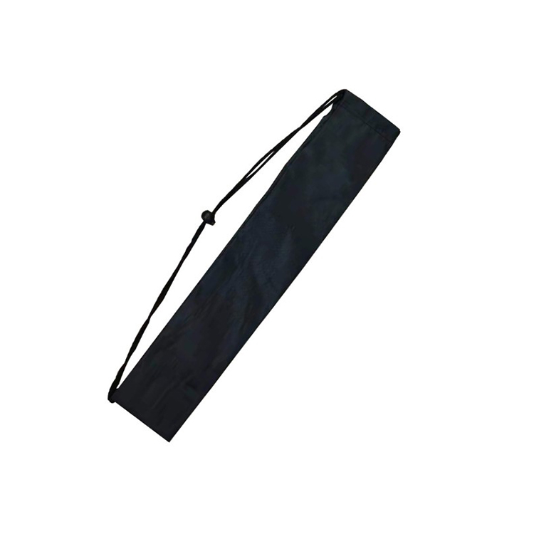 Polyester durable long drawstring bag with one shoulder string