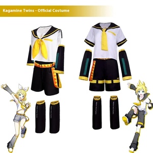 ชุดคอสเพลย์ <span class=keywords><strong>Rin</strong></span> <span class=keywords><strong>Len</strong></span> ชุดเครื่องแบบกะลาสี Kagamine JK วิกผมสีเหลืองสำหรับงานปาร์ตี้ฮาโลวีน - Product Image 2