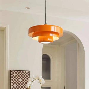 In metallo stile Wabi sabi sala da pranzo <span class=keywords><strong>lampadario</strong></span> <span class=keywords><strong>arancione</strong></span> retrò decorazione d'interni <span class=keywords><strong>lampadario</strong></span> per soggiorno tavolo da pranzo - Product Image 4