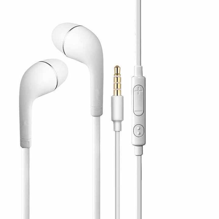 Original Wholesales J5 Stereo Earphones Wired 3.5mm In-ear With Microphone Headset for Samsung S3/4/5/6/7 Note3/4 Headphones