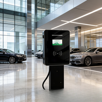 Nueva Estación de Carga para Vehículos Eléctricos Comerciales, 7/11/22kW Tipo 2 OCPP 1.6J, Montada en Pared, Solución de Estacionamiento para el Lugar de Trabajo, Jinghu TA-AC-AL-B
