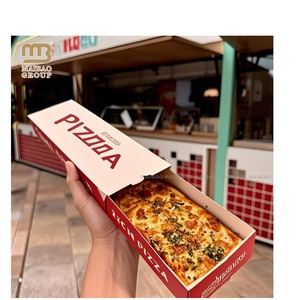 Vente en gros <span class=keywords><strong>de</strong></span> contenants alimentaires jetables en kraft personnalisés, boîtes à pizza, frites, <span class=keywords><strong>poulet</strong></span>, cartons <span class=keywords><strong>de</strong></span> 12, 16, 18 pouces, 26, 33 cm, boîtes à pizza en tranches - Product Image 3