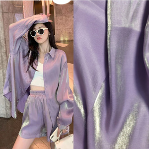 Tissu polyester <span class=keywords><strong>satin</strong></span>é brillant <span class=keywords><strong>d</strong></span>égradé pour robe Lolita haut de gamme pour enfants, robe de soirée, de mariage et de cérémonie, robe DIY - Product Image 1