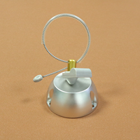 AM EAS Hartkabel-Sicherheitsetikett 70mm Schlaufe Grau Magnetisch für Elektronik