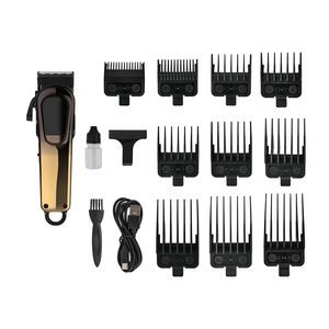 Cheveux électriques rechargeables USB Type-C pour <span class=keywords><strong>tondeuse</strong></span> avec grand affichage numérique Lame de <span class=keywords><strong>coupe</strong></span> de cheveux multi-usages en acier inoxydable - Product Image 5