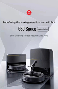 Pour <span class=keywords><strong>Roborock</strong></span> G30 espace électrique sans fil robot balayeuse aspirateur robot efficace aspirateurs pour Garage vadrouille et aspiration - Product Image 2