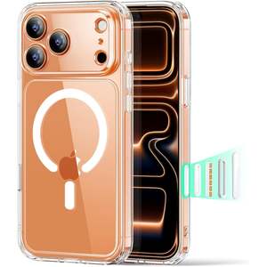 Funda para iPhone 17 Pro Max Transparente Antigolpes Magnética Compatible con Protección de Cámara Cobertura Total Esquinas Reforzadas - Product Image 2