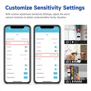 Nuevo Sensor de Vibración de Plástico Tuya WIFI Zigbee <span class=keywords><strong>2026</strong></span> de 130 dB con Alarma Sonora y Luminosa - Product Image 6
