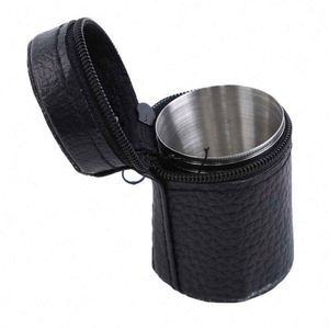ชุดแก้วน้ำสแตนเลสแบบพกพาพร้อมฝาปิด สำหรับใช้งานกลางแจ้ง - Product Image 4