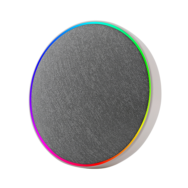 Portable Wireless Bluetooth 5.2 Speaker, 8W Stereo Sound with RGB Lighting, Multi Playback Modes for Indoor Outdoor Daily Use