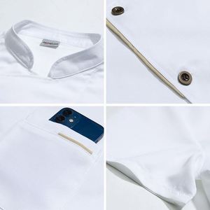 Uniforme d'hôtesse d'hôtel de haute qualité, vente en gros, uniformes de chef de restauration brodés et imprimés avec étiquettes, chemise de chef - Product Image 2