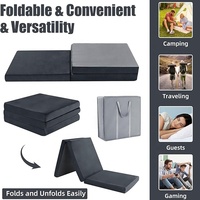 Matelas pliable multifonctionnel populaire 2026 en mousse à mémoire de forme avec housse imperméable et respirante