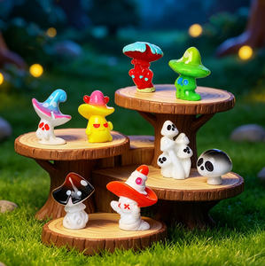 Figuras de Resina de Hongos para Halloween, Decoración de Casa de Hongos de Bosque de Cuentos de Hadas, Gnomos Kawaii, Decoración de Jardín de Fantasía, Escena para Amantes de las Plantas - Product Image 5