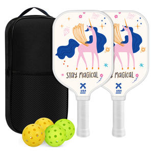 Juego de Raquetas de Pickleball con Diseño de Unicornio, Tema Mágico, Palas y Pelotas de Pickleball para Diversión al Aire Libre - Product Image 1