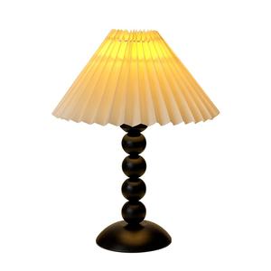 Lampe <span class=keywords><strong>de</strong></span> <span class=keywords><strong>chevet</strong></span> <span class=keywords><strong>de</strong></span> style nordique INS pour chambre à coucher, veilleuse d'ambiance, protection oculaire, 220V, décoration <span class=keywords><strong>de</strong></span> dortoir pour filles, plissée, tendance - Product Image 5