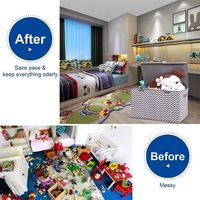 Boîtes de rangement pour jouets pour enfants très vendues, cubes organisateurs, boîtes de rangement pliables de grande taille avec couvercles