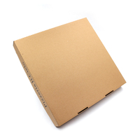 Boîte-cadeau en papier kraft personnalisée boîte à pizza brune papier ondulé couvercles rigides OEM prix compétitif services mats offerts