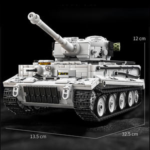 <span class=keywords><strong>1</strong></span>/28 échelle 1736 pièces brique jouet éducatif pour enfants garçon 2025 nouveautés Moc <span class=keywords><strong>tigre</strong></span> réservoir militaire véhicule modèle bloc de construction - Product Image 2