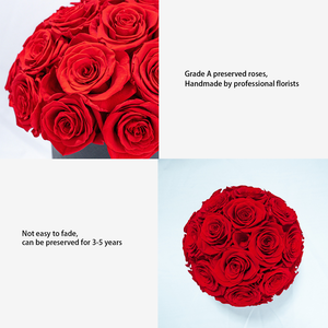 Scatola a Cupola Personalizzata a Forma di Fungo con Rose Eterne a Lunga Durata, Rose Vere Immortali Conservate, <span class=keywords><strong>Regalo</strong></span> <span class=keywords><strong>per</strong></span> la Festa della Mamma, <span class=keywords><strong>San</strong></span> <span class=keywords><strong>Valentino</strong></span>, Natale - Product Image 3