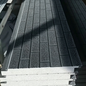 Panneaux muraux décoratifs pour la maison, panneaux sandwich en mousse de <span class=keywords><strong>polystyrène</strong></span> <span class=keywords><strong>expansé</strong></span> léger EPS, isolation fiable, revêtement durable - Product Image 3