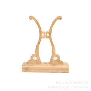 In stock: solid wood <b>fan</b> <b>stand</b>, simple round <b>fan</b> bracket base, wooden Chinese style <b>fan</b> holder, folding <b>fan</b> <b>stand</b>, classic - Product Image 5