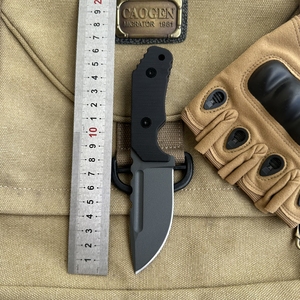 Nuovo Coltello <span class=keywords><strong>da</strong></span> Caccia 2025 con Manico G10 in D2 per Sopravvivenza Outdoor e Campeggio a Lama Fissa Difensiva Attrezzatura <span class=keywords><strong>da</strong></span> Caccia con Fodero - Product Image 2