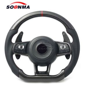 Volante Personalizado de Fibra de Carbono Real AlcantaR para <span class=keywords><strong>Volkswagen</strong></span> <span class=keywords><strong>Beetle</strong></span>, Volante de Carreras Convertible - Product Image 6