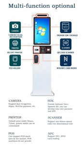 Terminal de Pago con Pantalla Curva WIFI Personalizada de Fábrica, Impresora Láser A4, Lector de Tarjetas de Identificación, Cámara, Panel de Kiosco para Restaurante y Hospital - Product Image 5