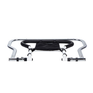 Accoudoir de lit pliant en acier à haute teneur en carbone avec barre de sécurité pour personnes âgées, avec poche en filet - Product Image 2