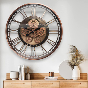 INFINITY TIME Đồng Hồ Treo Tường Thiết Bị Chuyển Động Hiện Đại Kiểu Steampunk Cổ Điển Quá Khổ 28 Inch Cho Phòng Ăn Phòng Khách - Product Image 6