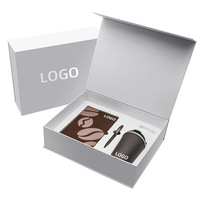 Coffret cadeau écologique : Mug de voyage en résidus de café, Carnet, Stylo, Logo personnalisé, Portable, Reliure cousue, Cadeau promotionnel d'entreprise